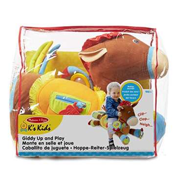 Melissa & Doug Giddy-Up and Play Baby Activity Toy - Multi-Sensory Horse