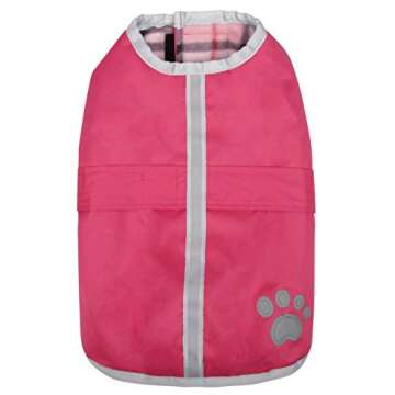 Zack & Zoey Nor'Easter Blanket Coat - Large Pink for Dogs