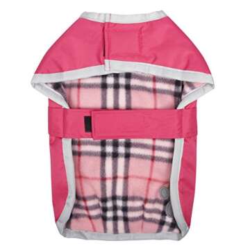 Zack & Zoey Nor'Easter Blanket Coat - Large Pink for Dogs