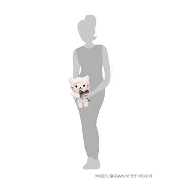 Korilakkuma San-X Original Dressed in a Pink Hooded Cat Capelet Plush - 13.5-inch Plush