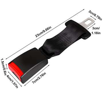 Comfortable 2PCS Shoulder Seatbelt Pad Extension for Safety