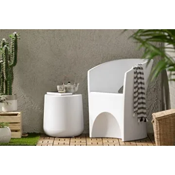 South Shore Dalya Round Outdoor Side Table for Versatile Use