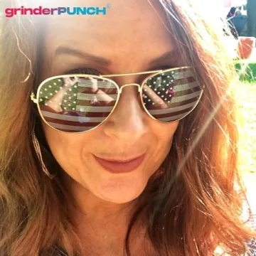 grinderPUNCH 3 Pack USA America Glasses Perfect for Events