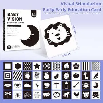 Engaging Black and White Sensory Toys for Newborns