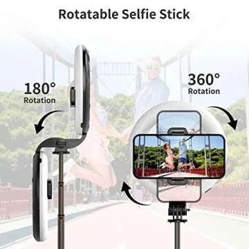 6'' Portable Selfie Ring Light for Stunning Video Content
