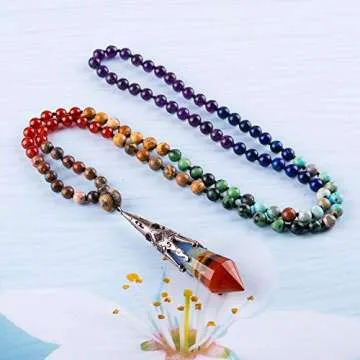 Bivei 6mm Mala Bead 108 Necklace for Meditation and Yoga