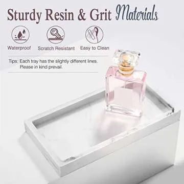 Emibele Vanity Tray - Elegant Rectangular Organizer