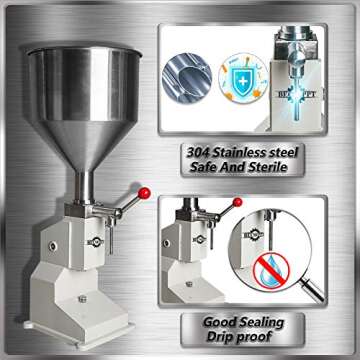 Liquid Filling Machine Bottle Filling - Machine Bottle Filler Manual Filling 5-50ml(A03)