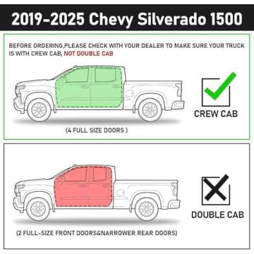 SMANOW Truck Running Boards for Chevy Silverado & Sierra