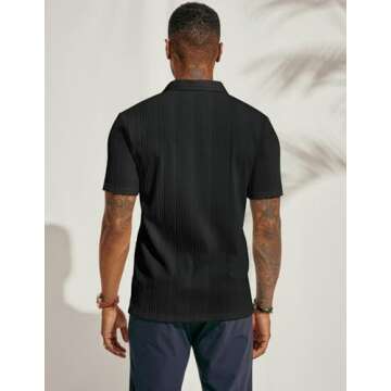 PJ PAUL JONES Men's Quick-Dry Lightweight Polo Shirts