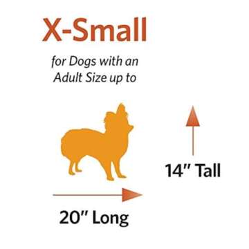 MidWest Homes for Pets Reversible Paw Print Pet Bed in Blue / White, Dog Bed Measures 17L x 11W x 1.5H for 'Tiny' Dog Breed, Machine Wash