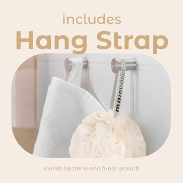 Luxurious Seaweed Shower Loofah Sponges Set of 3