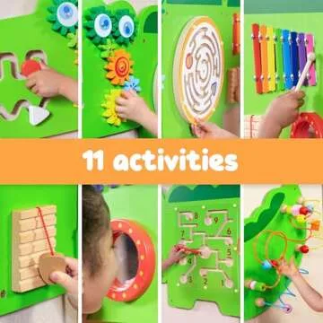 Crocodile Activity Wall Panels - Montessori Toys