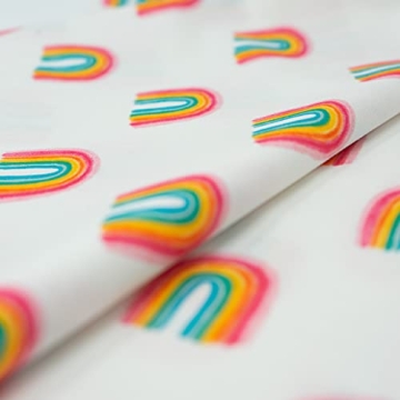 Singer 100% Cotton Rainbow Scatter Fabric for Crafting