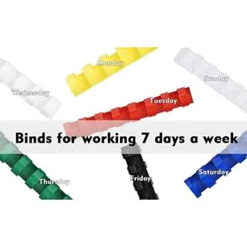 Rayson 19-Ring Plastic Binding Combs - 55 Sheet Capacity in Colorful Styles