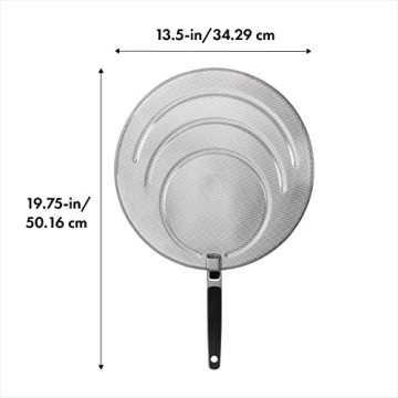 OXO Stainless Steel Splatter Screen with Folding Handle