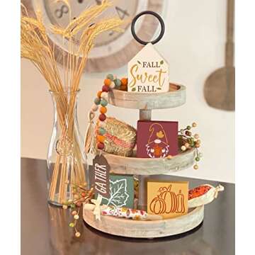 24 Pcs Reusable Fall Stencils for Thanksgiving Crafts