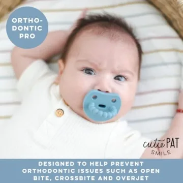 Ryan & Rose Cutie PAT Smile Orthodontic Pacifier and Teether