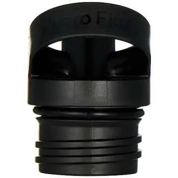 Standard Mouth Sport Cap Black - Leakproof & Durable