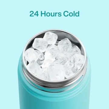 Stylish Kids Insulated Water Bottle with Dual Spouts