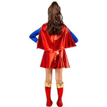 Rubies Super DC Heroes Supergirl Child's Costume Small (Size 4-6) (for 3-4 Years) for themed parties and Halloween