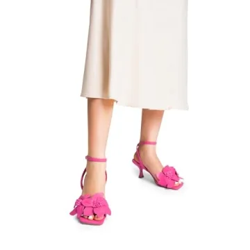 Chic Flower Wedding Heels for Women - DREAM PAIRS