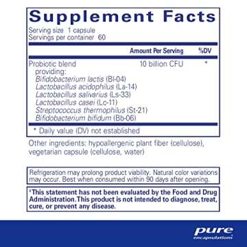 Pure Encapsulations Probiotic G.I. - Shelf Stable Probiotic for Intestinal Health & Gastrointestinal...