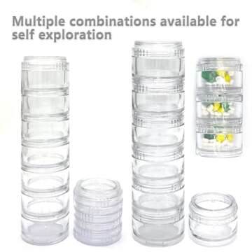 HaiSea Weekly Travel Pill Planner for Easy Medication Management