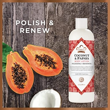 Nubian Heritage Coconut and Papaya Lotion 13 oz - Paraben Free