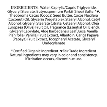 Nubian Heritage Coconut and Papaya Lotion 13 oz - Paraben Free