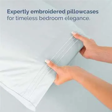 Twin XL Size 3 Piece Sheet Set - Comfy Breathable & Cooling Bed Sheets Set - Hotel Luxury Bedding for Women, Men, Kids & Teens - Deep Pockets, Easy-Fit, Super Soft & Wrinkle Free - Oeko-Tex - Ice Blue