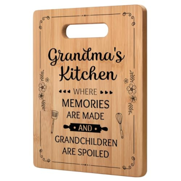 Unique Cutting Board Gifts for Grandma - Perfect for Birthdays and Holidays