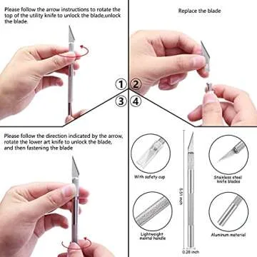 26-Piece JTIEO Weeding Tool Set for Crafting and DIY Art