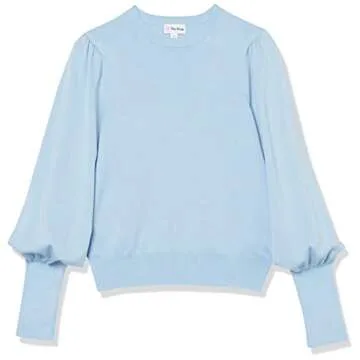 The Drop Vivienne Padded Shoulder Sweater for Women