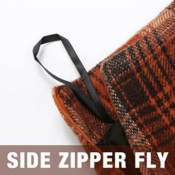 Trendy IDEALSANXUN Women’s Cute Plaid Mini Skirt 2024