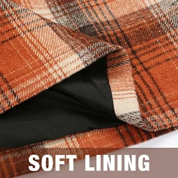 Trendy IDEALSANXUN Women’s Cute Plaid Mini Skirt 2024