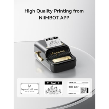 NIIMBOT B21: Compact Bluetooth Label Maker for All Needs