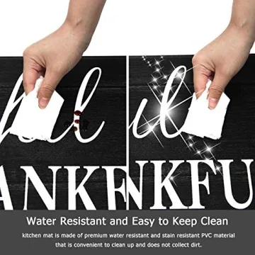 HEBE Anti Fatigue Kitchen Mat Set for Comfort and Style