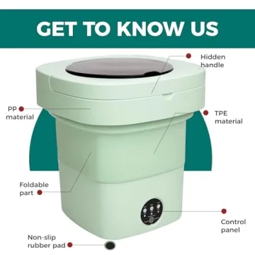Portable Washing Machine for Compact Living - Travel-Friendly