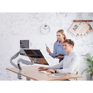 EleTab Dual Arm Monitor Stand for 2 Computer Screens