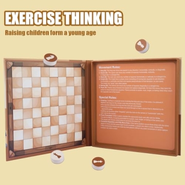 Travofun Chess Board Games for Kids Educational Travel Toy