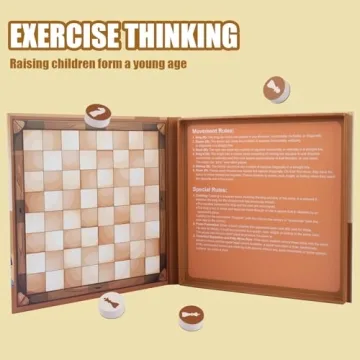 Travofun Chess Board Games for Kids Educational Travel Toy