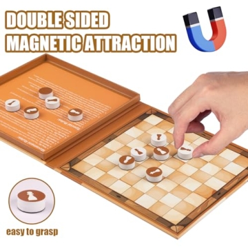 Travofun Chess Board Games for Kids Educational Travel Toy