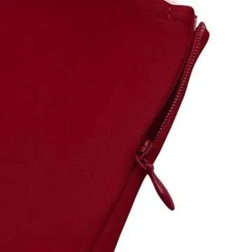 KILLREAL Vintage Polka Dot A-Line Dress Wine Red