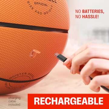 Halo Light Up Basketball - Glow in the Dark Fun for Kids