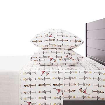 Whimsical Ballerina Twin Bed Sheets Set for Kids