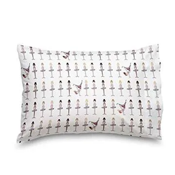 Whimsical Ballerina Twin Bed Sheets Set for Kids