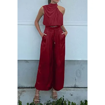 Chic PRETTYGARDEN Summer 2 Piece Outfits Set for Women