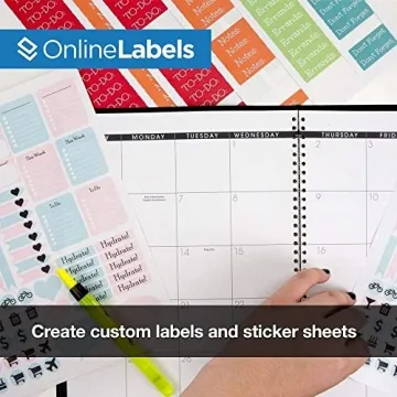 Sticker Paper, 100 Sheets - Matte Printable Labels