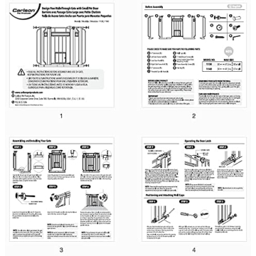 Stylish Extra Wide Pet Gate with Small Door Access
